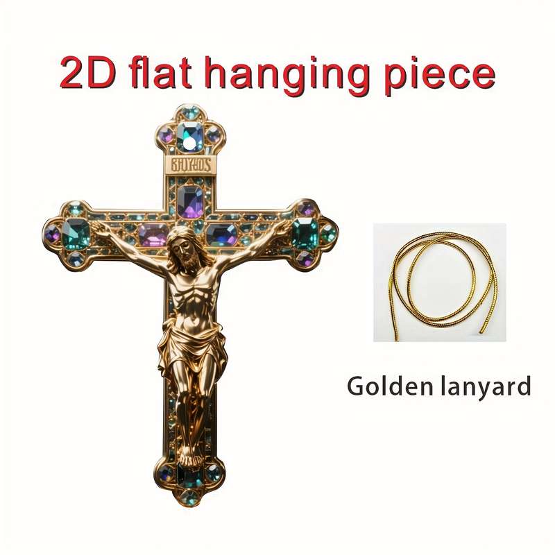 1pc Acrylic Jesus Christian Themed Stickers