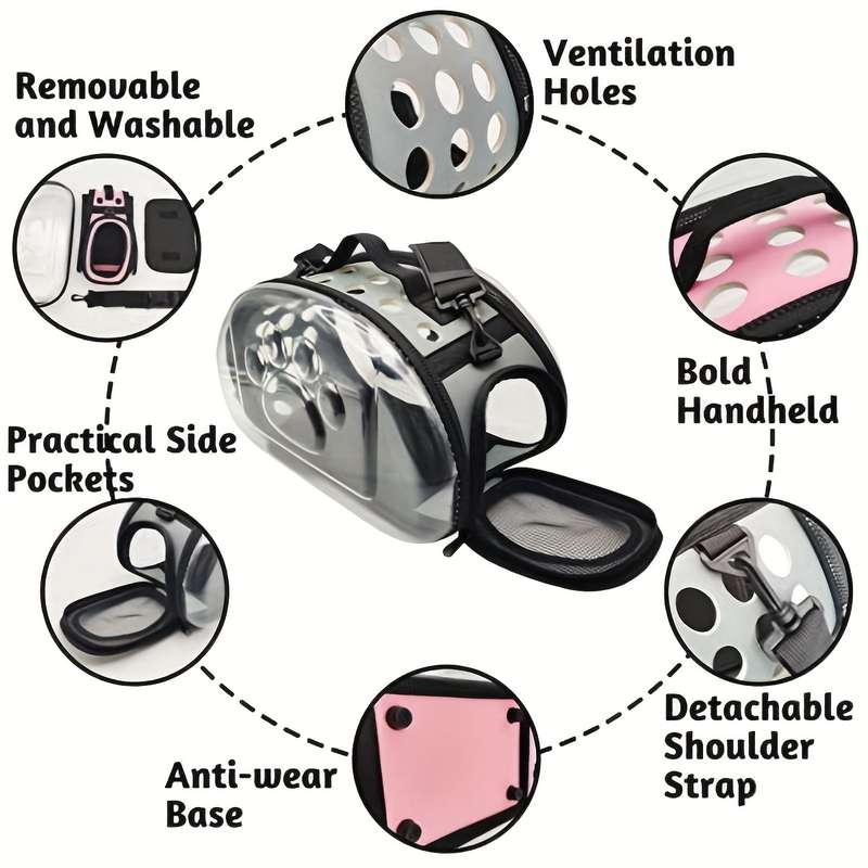 1pc PinkModel Large Pet Bag