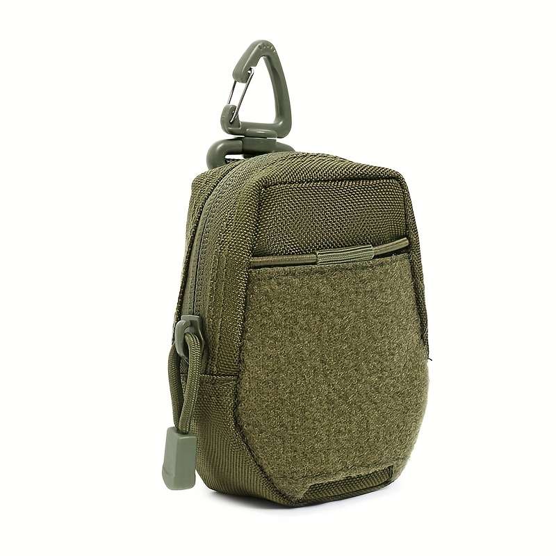 1pc Tactical Waist Pack Polyester EDC Utility Pouch Running Fanny Pack with Card Holder Earphone