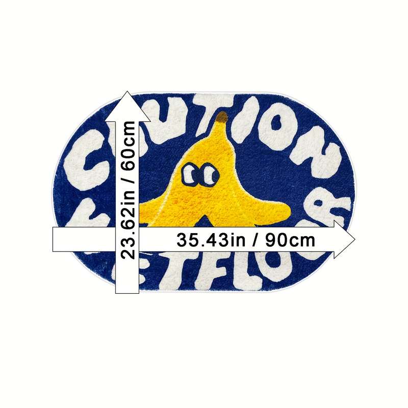 1Pc Blue 15.75x23.62inch 40x60cm Floor Mat