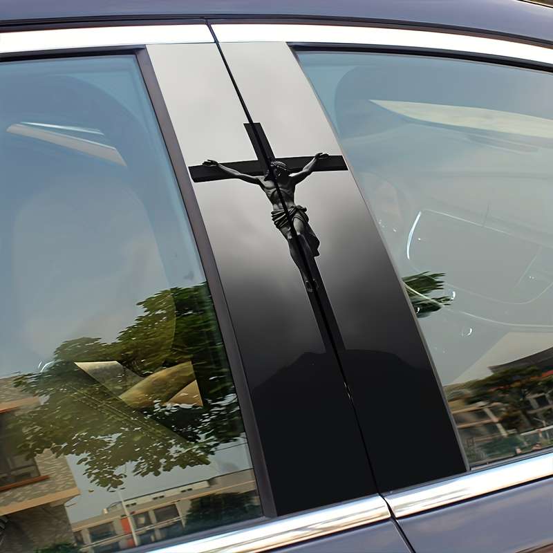 2pcs  25cm50cm Jesus Christian Themed Stickers
