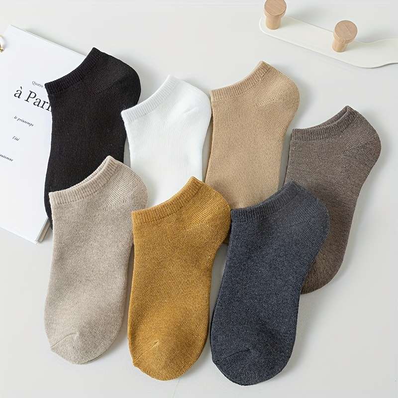 1Pairs Sock Seven Pairs Of Mixed Colors  One Size
