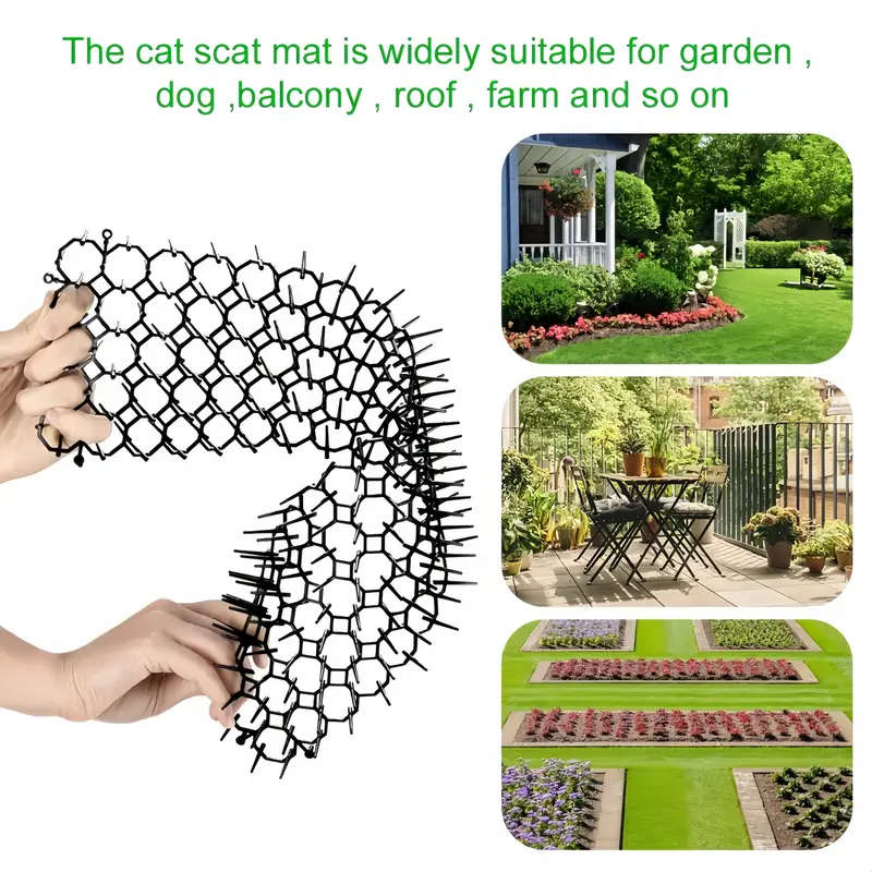 6 Pieces Garden Cat Proof Mat