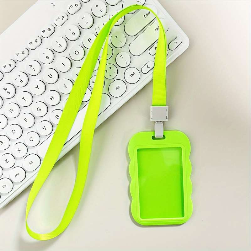 1pc 1 Set ABS Slide Card Holder 3 Inch ID Postcards Bus Rainbow Card Organizer With PP Buckle Lan