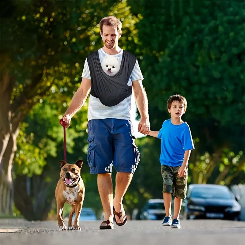 1pc Greysize One size Pet Bag