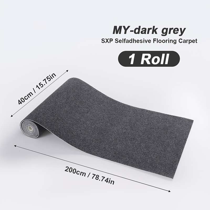 1Pc Light Gray 40x200cm Floor Mat
