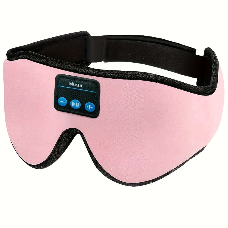 1pc Sleep Mask with Wireless Headphones Built-In