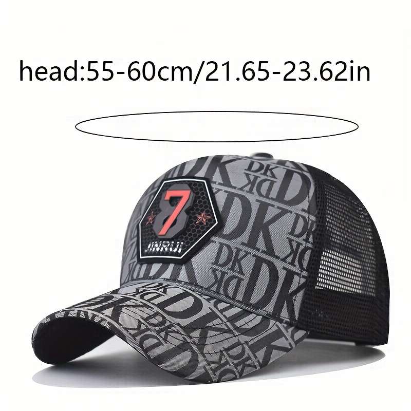 1pc One Piece of Personalized Letter Embroidered Baseball Cap Classic Plaid Cap Fashionable And V