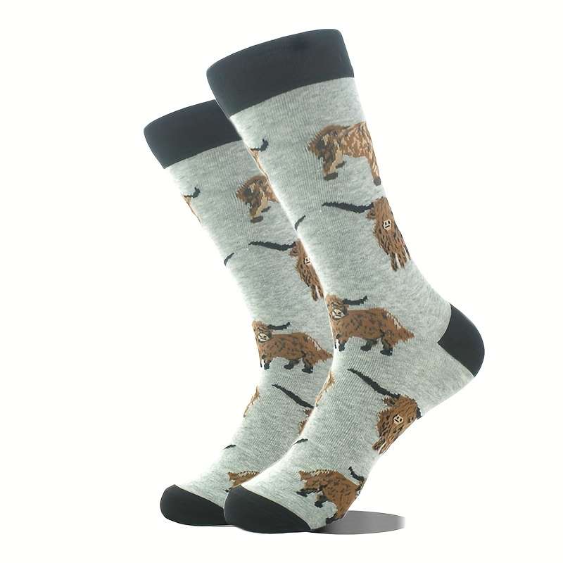 1 Pair Mix Color Pack Gray One Size Socks
