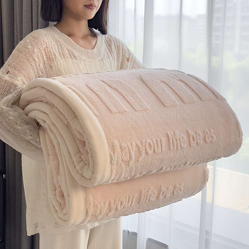 1ps Blanket Color Light Coffee size XXL