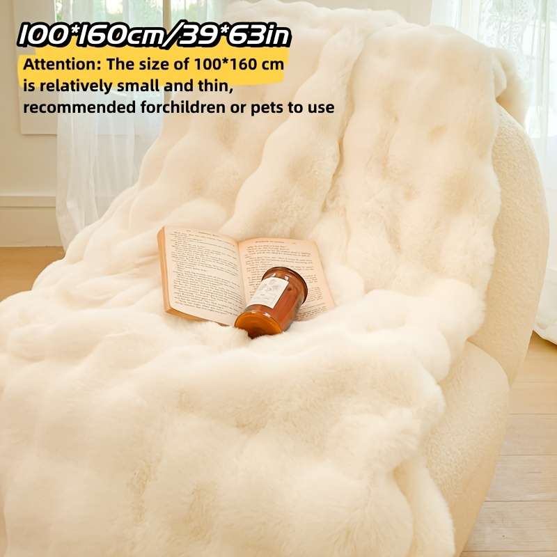 1ps Blanket Color Pink White Edge size 120x200cm