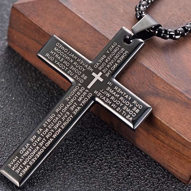 1 Piece Silvery Jesus Theme Pendant