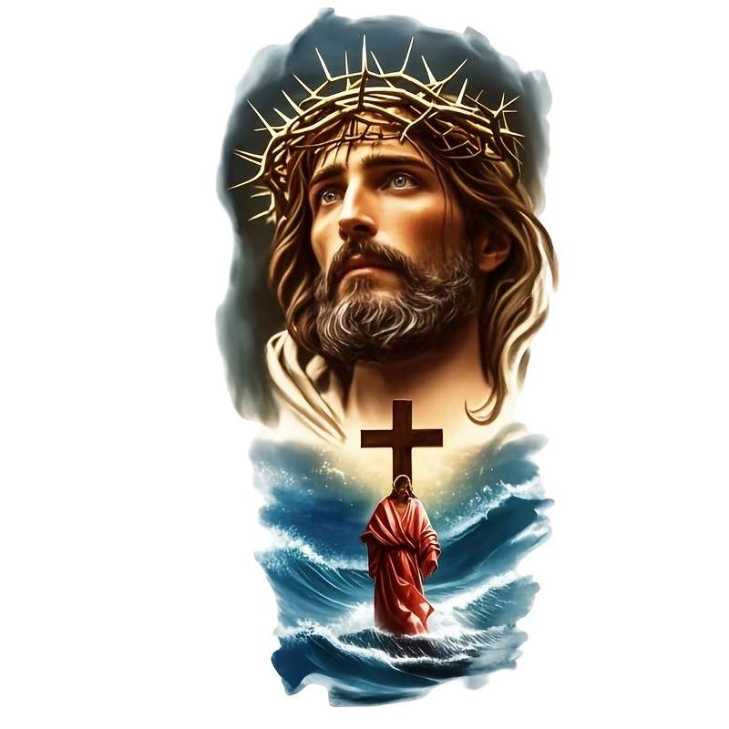 1pc Jesus Christian Themed Stickers