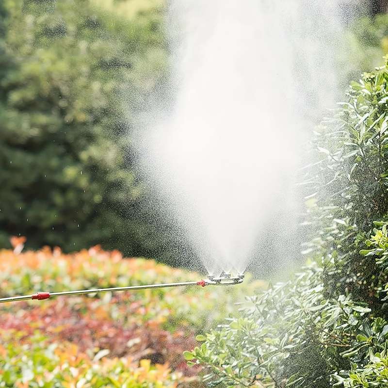 1Pc 5 Head Sprayer High Pressure Stainless Steel Misting Sprinkler