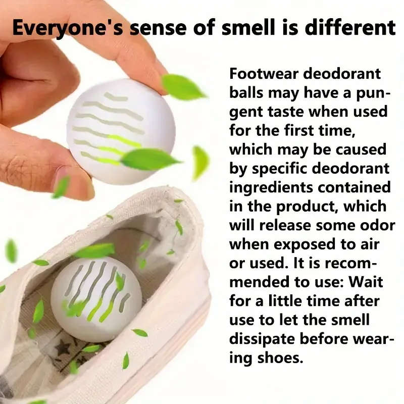 6pcs Deodorizer Freshener Balls Footwear Scent Shoe Closet Fresh Balls