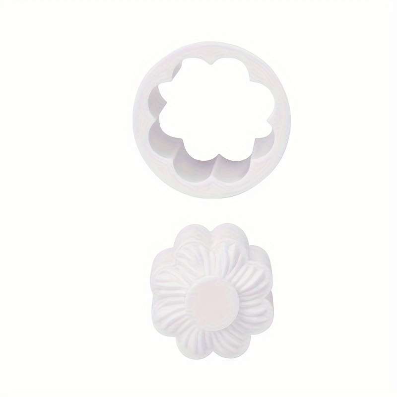 1pc Versatile Floral Cookie Fondant Cutting Mold Double-Sided Perfect for Christmas Thanksgiv