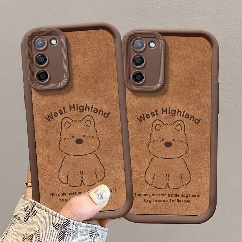 1pc A Brown For Samsung Galaxy A55 5G Phone Cases