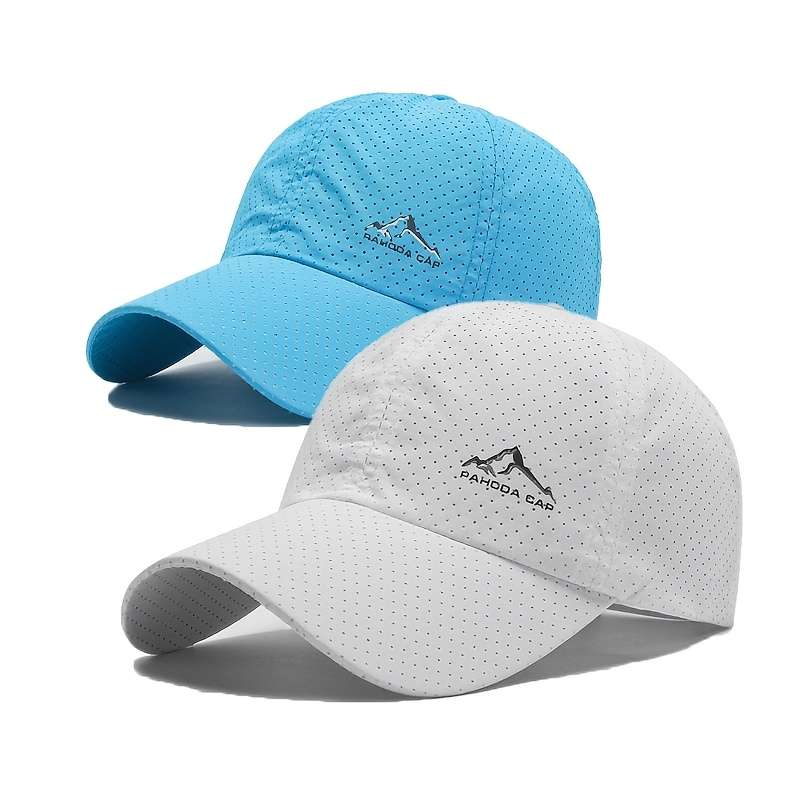 Hat  White And Navy Blue