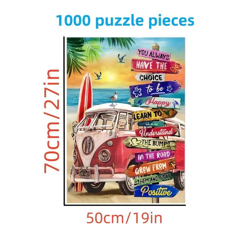 1000 Piece Paper Jigsaw Puzzle For Adults