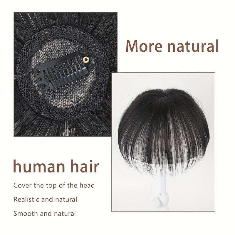 1Pc Natural Color 10.16cm Fashion Design Wig