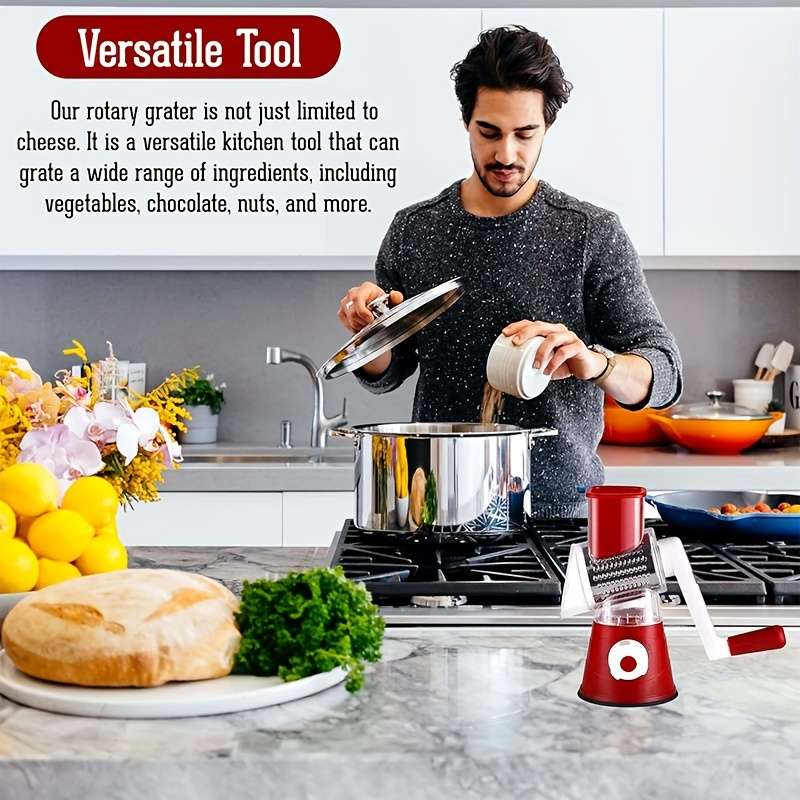1pc Home Multifunctional Kitchen Tools Equipped with Three Merlin Knives to Replace Red And Blu