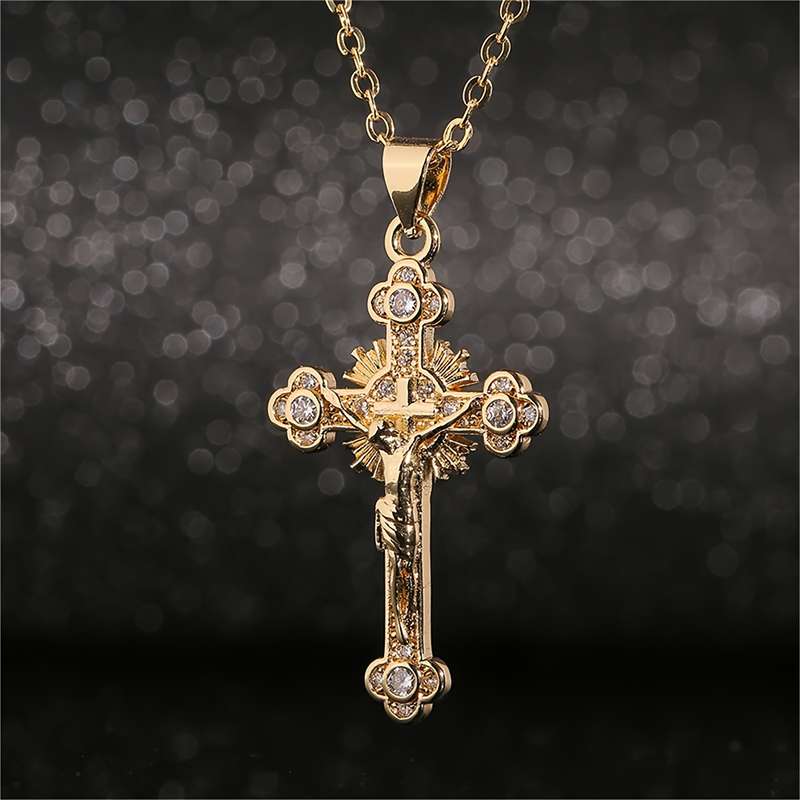 1 Piece Color Jesus Theme Pendant