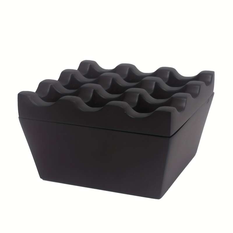1pc Classic Metal Ashtray for Cigarettes Cigars Windproof Perfect for Outdoor Use Restaurants