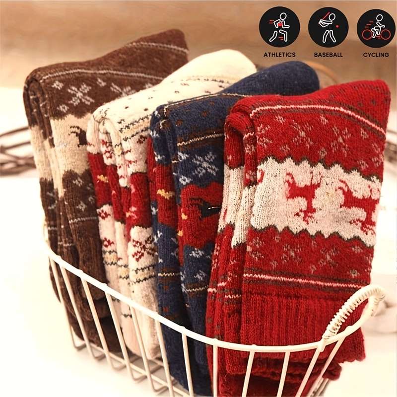 5 Pairs Multicolor High Elastic Socks