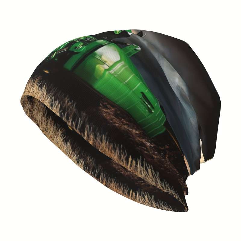 1pc Unisex 3D Truck Thin Beanies Caps Brimless Hat For Outdoor Activity Ideal Choice For Gift