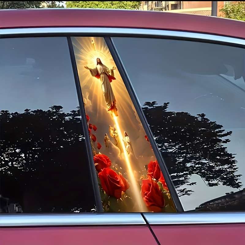 2PCS Jesus Christian Themed Stickers