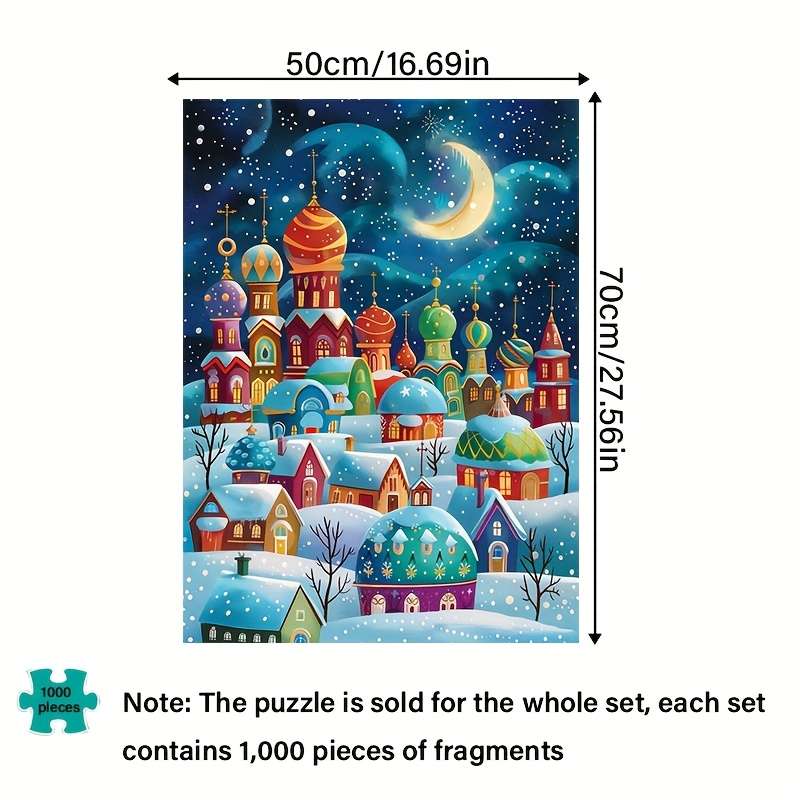 1000 Piece Paper Jigsaw Puzzle For Adults