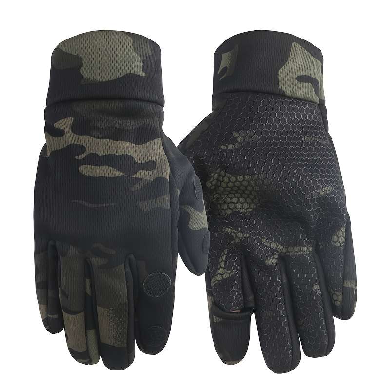 1 Pair Jungle Python Warm Gloves