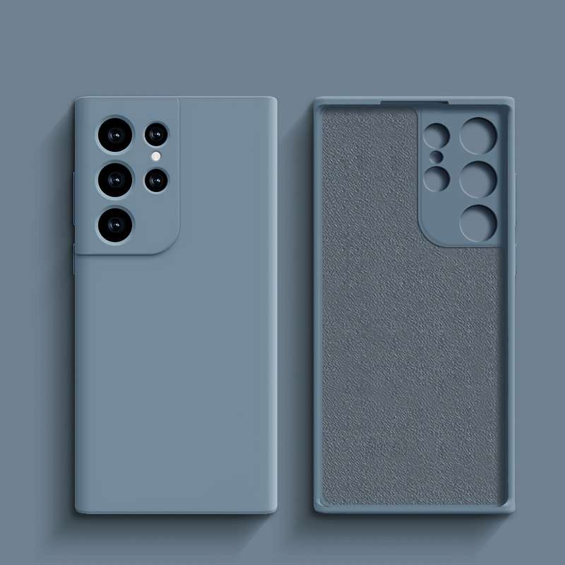1pc Light Blue For Samsung Galaxy S21 Ultra 5G Phone Cases
