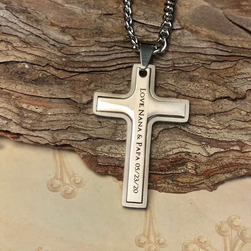 1 Piece Silvery Jesus Theme Pendant