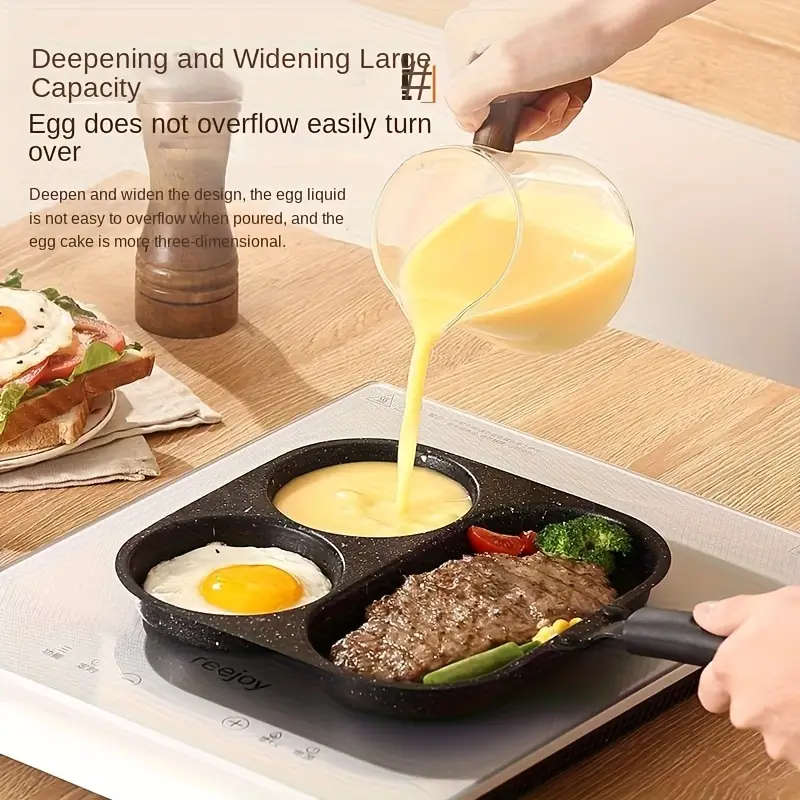 3-In-1 Breakfast Thick Frying Pan