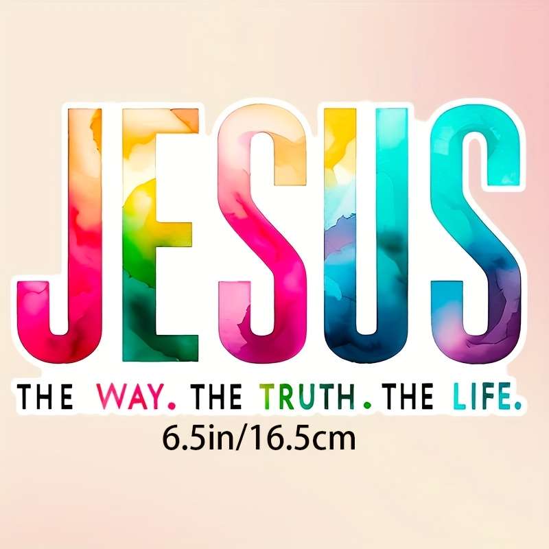 1pc Jesus Christian Themed Stickers