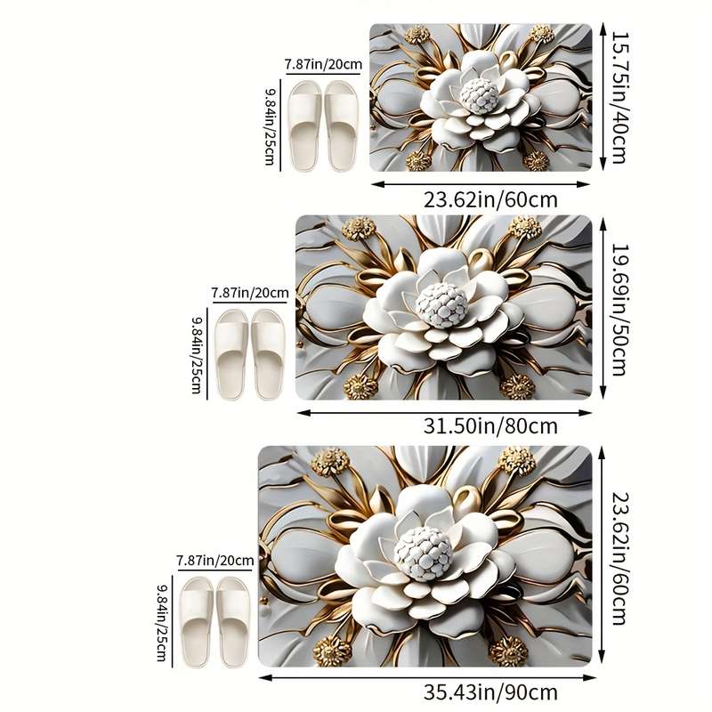 1Pc 40x60cm Floor Mat