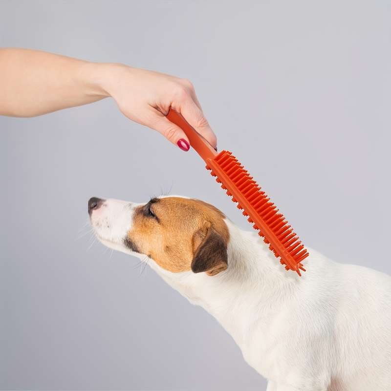 1pc Orange Pet Comb