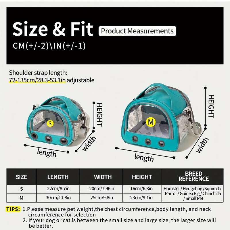 1pc Greensize S Pet Bag