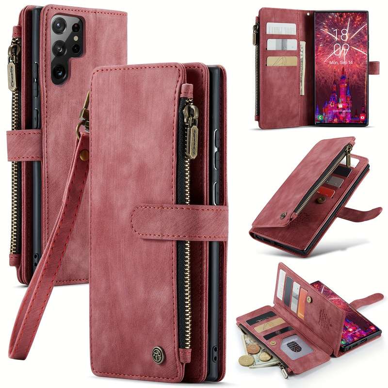 1pc  Red  For Samsung Galaxy S22 Ultra 5G Phone Cases