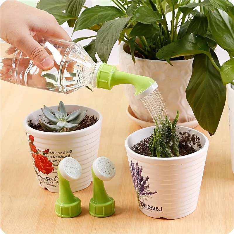2Pcs Portable Plant Watering Nozzle Drink Bottle Attachment