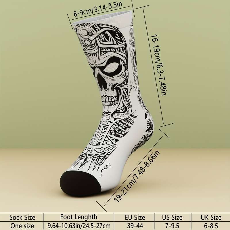 1 Pair Multicolor One Size Socks