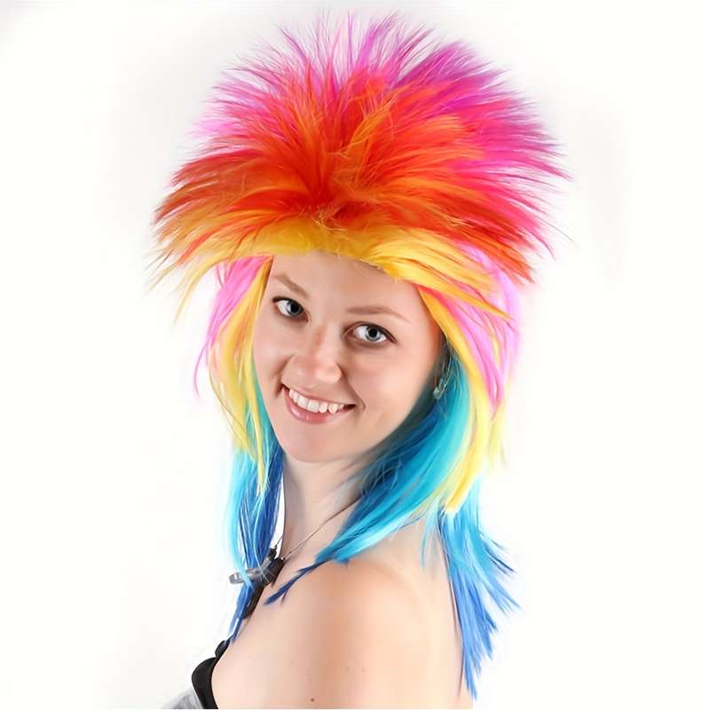 1Pc Colorful 45.72cm Fashion Design Wig