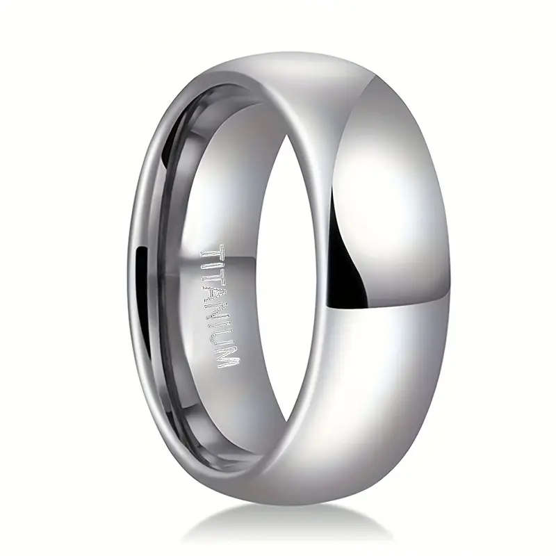 6mm Titanium Steel Ring