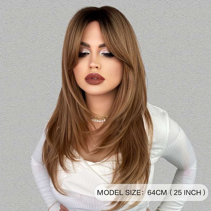 1Pc Highlight Blonde 60.96cm Fashion Design Wig
