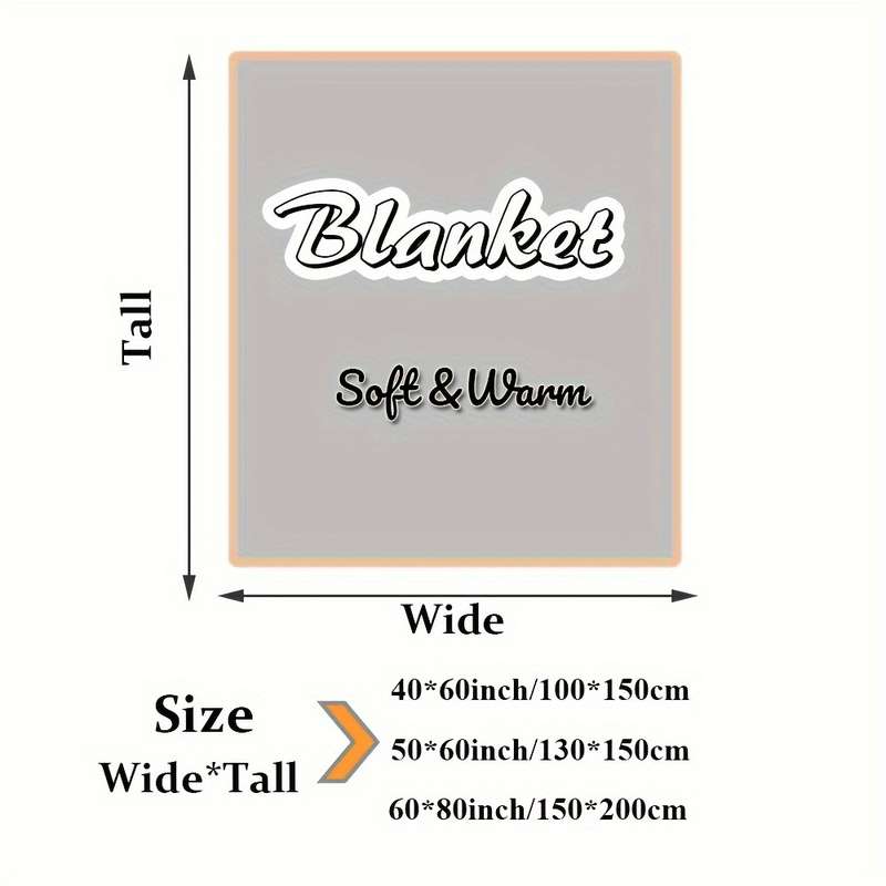 1ps Blanket Size 60X80Inch 150X200Cm