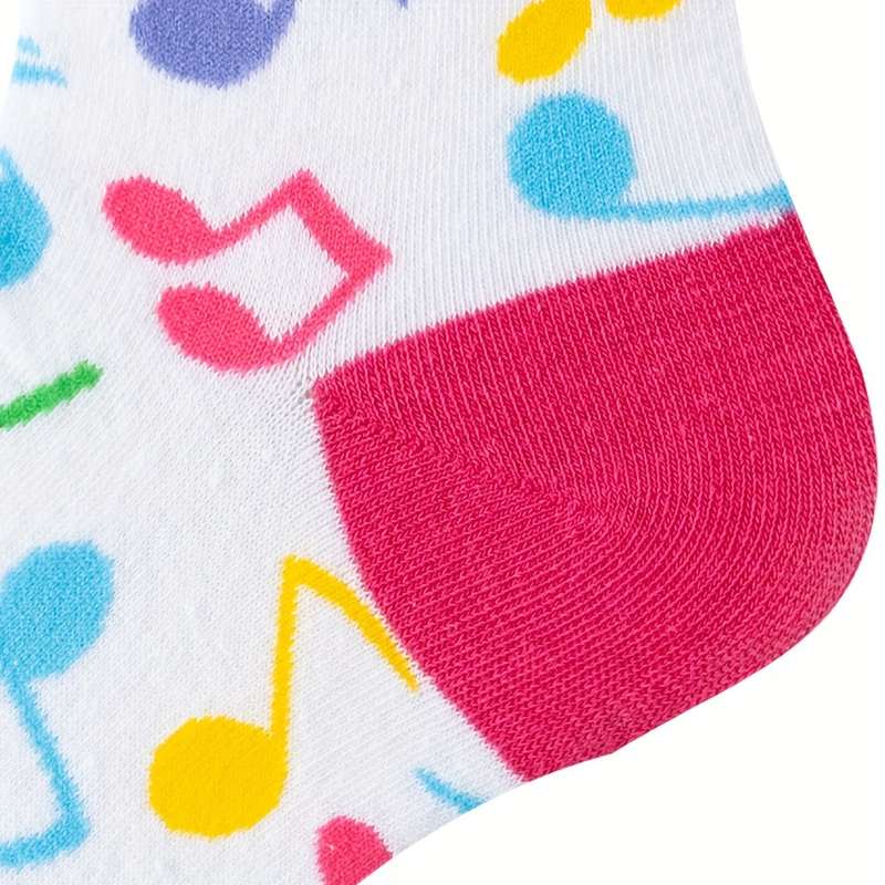 1 Pair Of Mixed Colors One Size Socks