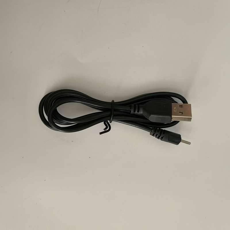 1pc DC Power Plug USB A To DC 2.0 Mm X 0.6 Mm 5 Volt DC 2.0x0.6mm Barrel Jack Charging Power Ca
