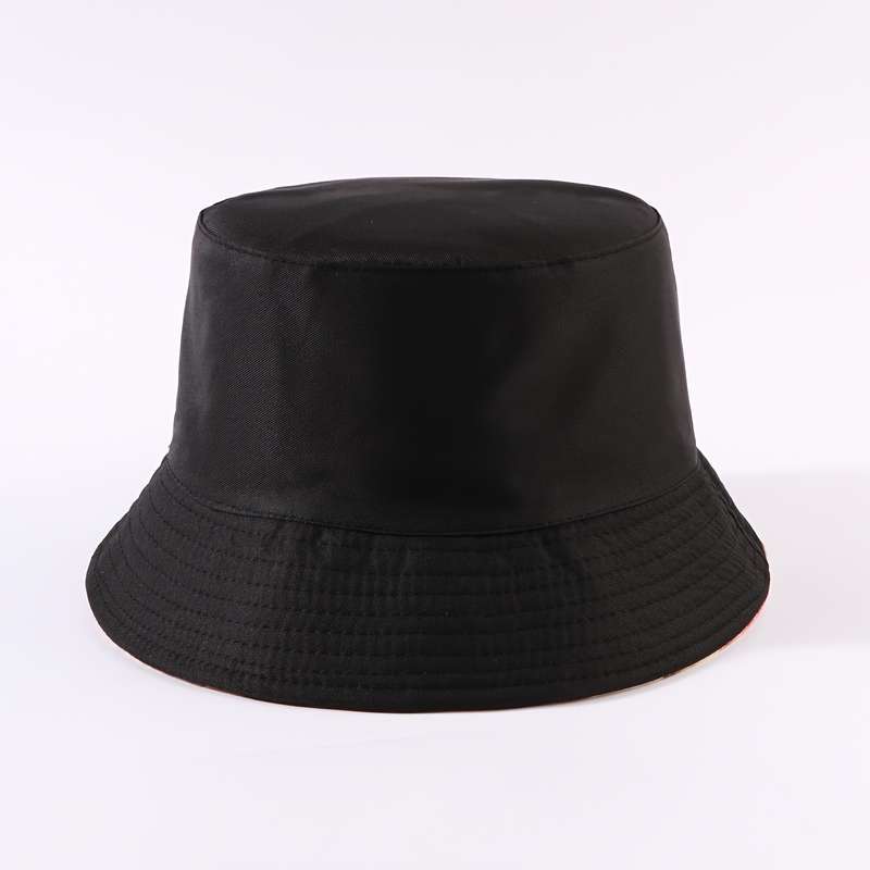 1pc Reversible Ramen Noodle Soup Bucket Hat Fun Cartoon Print Sun Protection Unisex Party