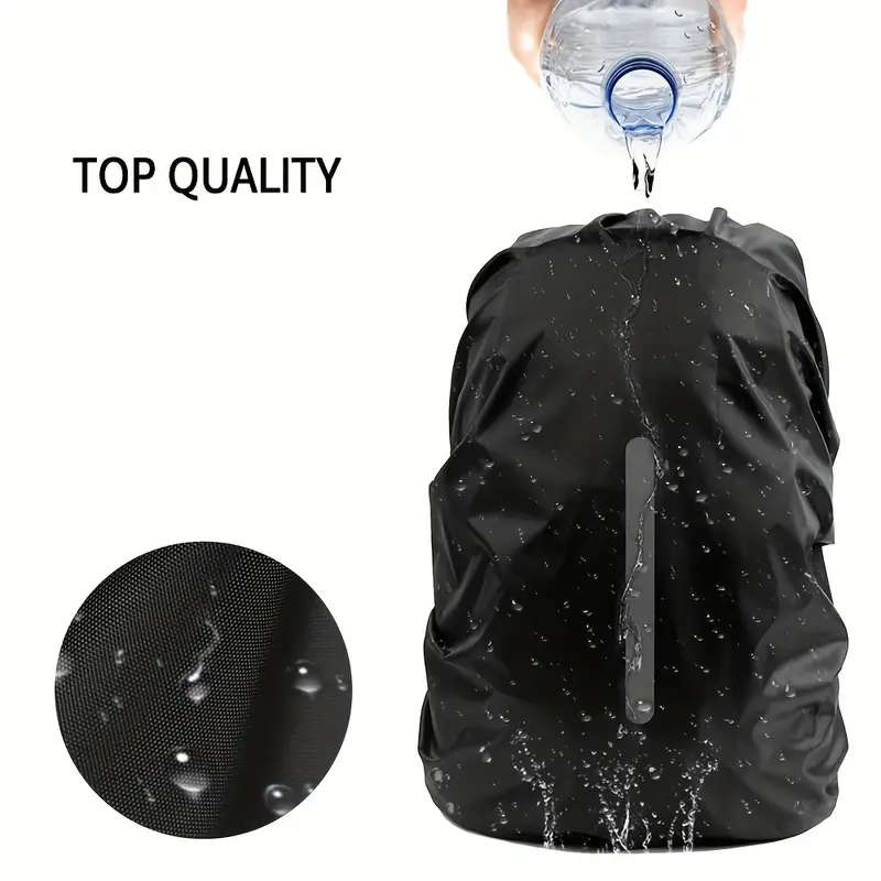 1pc Waterproof Rain Cover For Backpack 30-40L Reflective Rucksack Rain Cover For Anti-dust Anti-Thef